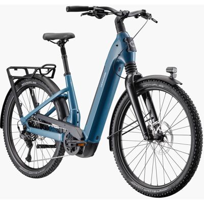 Vélo électrique CANNONDALE Tesoro 2 Low StepThru HeadShok 2026 L BLEU - Publicité Vélo électrique CANNONDALE Tesoro 2 Low StepThru HeadShok 2026 L BLEU - Publicité