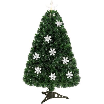 Costway - LED Fibre Optic 180cm - Multicolore - Sapin de Noël - Publicité Costway - LED Fibre Optic 180cm - Multicolore - Sapin de Noël - Publicité