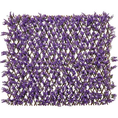 CostwayHaie Artificielle Brise-Vue Décoration Extensible Panneau Décoratif Artificiel Protection Solaire Cadre en Saule Véritable Violet - Publicité CostwayHaie Artificielle Brise-Vue Décoration Extensible Panneau Décoratif Artificiel Protection Solaire Cadre en Saule Véritable Violet - Publicité