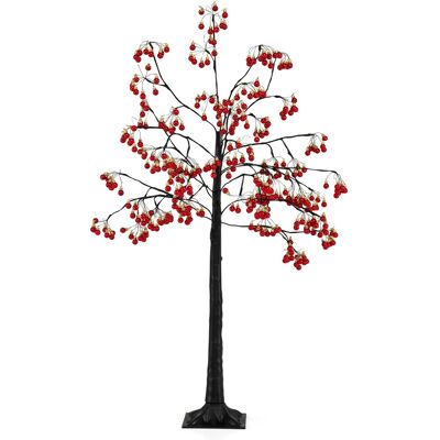 CostwayArbre de Décoration de Noël 150 CM Arbre Artificiel Noël Illuminé avec Branches Flexibles 384 Boules Rouges 480 Lumières LED Blanc Chaud - Publicité CostwayArbre de Décoration de Noël 150 CM Arbre Artificiel Noël Illuminé avec Branches Flexibles 384 Boules Rouges 480 Lumières LED Blanc Chaud - Publicité