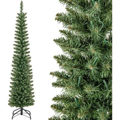 CostwaySapin de Noël Artificiel de 180 Cm Arbre de Noël Pré-Éclairé 390 Branches 180 Lumières Led Blanc Chaud Support en Métal Pliable - Publicité CostwaySapin de Noël Artificiel de 180 Cm Arbre de Noël Pré-Éclairé 390 Branches 180 Lumières Led Blanc Chaud Support en Métal Pliable - Publicité