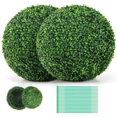 Costway - Boxwood Topiary 50cm - Publicité Costway - Boxwood Topiary 50cm - Publicité