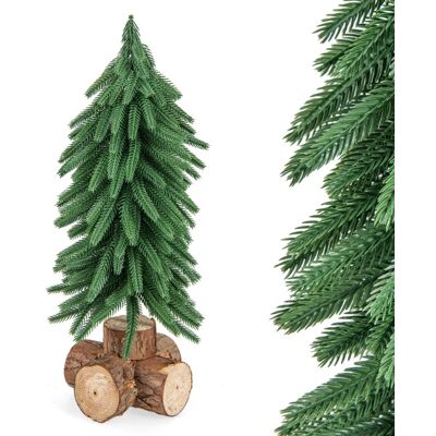 Costway - Arbre de table 40 cm - 200 branches - Base en bois - Arbre décoratif - Publicité Costway - Arbre de table 40 cm - 200 branches - Base en bois - Arbre décoratif - Publicité