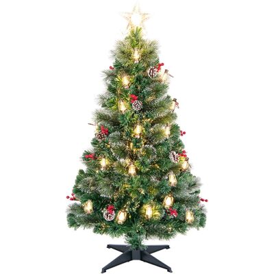CostwaySapin de Noël Artificiel avec 8 Modes d'Eclairage LED Blanc Chaud Fibres Optiques Pointes de Branches Aiguilles de Pin Hauteur de 150CM - Publicité CostwaySapin de Noël Artificiel avec 8 Modes d'Eclairage LED Blanc Chaud Fibres Optiques Pointes de Branches Aiguilles de Pin Hauteur de 150CM - Publicité
