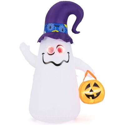 Costway - Ghost 180cm - Décoration gonflable d'Halloween - Publicité Costway - Ghost 180cm - Décoration gonflable d'Halloween - Publicité