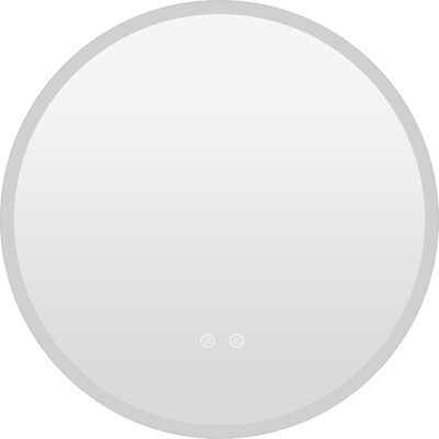 CostwayMiroir de Salle de Bain LED 60cm Miroir de Maquillage à Accrocher au Mur avec 3 Couleurs de Lumière Réglage de l'Intensité Argent - Publicité CostwayMiroir de Salle de Bain LED 60cm Miroir de Maquillage à Accrocher au Mur avec 3 Couleurs de Lumière Réglage de l'Intensité Argent - Publicité