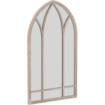 CostwayMiroir Fenêtre de Ferme Grand Miroir Mural Arqué avec Cadre Métallique Miroir Décoratif Anti-Explosion Intérieur/Extérieur 83 x 48 cm Gris Rustique - Publicité CostwayMiroir Fenêtre de Ferme Grand Miroir Mural Arqué avec Cadre Métallique Miroir Décoratif Anti-Explosion Intérieur/Extérieur 83 x 48 cm Gris Rustique - Publicité