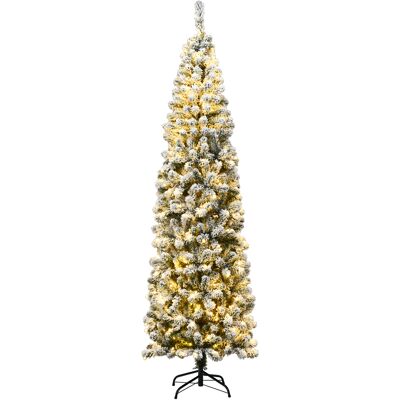 Costway Sapin de Noël Artificiel 225cm - 641 Branches, Lumières LED - Publicité Costway Sapin de Noël Artificiel 225cm - 641 Branches, Lumières LED - Publicité