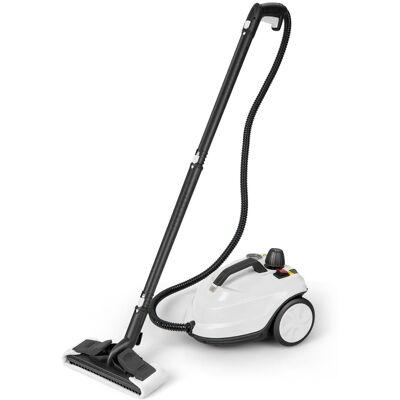CostwayNettoyeur Vapeur Nettoyeur Haute Pression 2000W avec 15 Accessoires Balai Vapeur Portable Pressurisé avec Réservoir de 1,8L et Roues Blanc - Publicité CostwayNettoyeur Vapeur Nettoyeur Haute Pression 2000W avec 15 Accessoires Balai Vapeur Portable Pressurisé avec Réservoir de 1,8L et Roues Blanc - Publicité
