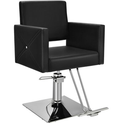 CostwayFauteuil de Coiffure Hydraulique Rotative à 360° Coiffure avec Hauteur Réglable Accoudoirs Base Électroplaquée Charge 150KG Noir - Publicité CostwayFauteuil de Coiffure Hydraulique Rotative à 360° Coiffure avec Hauteur Réglable Accoudoirs Base Électroplaquée Charge 150KG Noir - Publicité