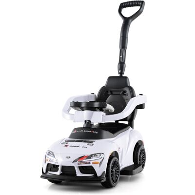 CostwayPorteur Enfant 3 en 1 Toyota Voiture a Pousser Détachable avec Poignée Parentale Garde-Corps Rangement sous Siège pour 1,5-5 Ans Blanc - Publicité CostwayPorteur Enfant 3 en 1 Toyota Voiture a Pousser Détachable avec Poignée Parentale Garde-Corps Rangement sous Siège pour 1,5-5 Ans Blanc - Publicité