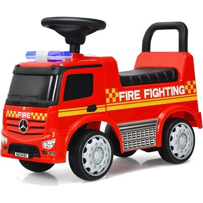 CostwayCamion Porteur pour Bébé avec Feux Klaxon Volant, Voiture Pousse Pousse Enfant en PP avec Rangement pour 12 à 36 Mois 62x28,5x43cm Rouge - Publicité CostwayCamion Porteur pour Bébé avec Feux Klaxon Volant, Voiture Pousse Pousse Enfant en PP avec Rangement pour 12 à 36 Mois 62x28,5x43cm Rouge - Publicité