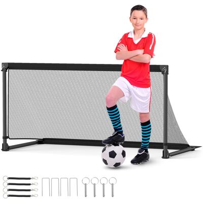 CostwayBut de Football pour Enfant Cage de Foot Pop-Up avec Cadre Métal Filet Piquets de Terre Sac de Rangement pour 6+ Ans 150 x 71 x 76 cm - Publicité CostwayBut de Football pour Enfant Cage de Foot Pop-Up avec Cadre Métal Filet Piquets de Terre Sac de Rangement pour 6+ Ans 150 x 71 x 76 cm - Publicité