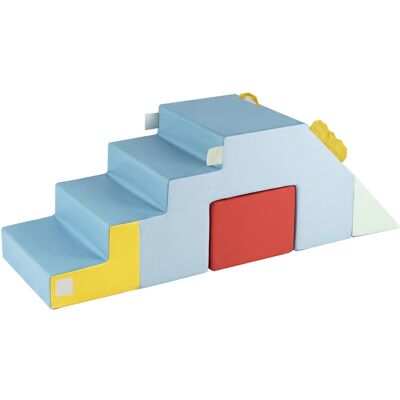CostwayJouets d'Escalade pour Enfants Escaladeur avec Toboggan et Échelles Blocs en Mousse Housses en Velours pour 12 Mois et Plus Coloré - Publicité CostwayJouets d'Escalade pour Enfants Escaladeur avec Toboggan et Échelles Blocs en Mousse Housses en Velours pour 12 Mois et Plus Coloré - Publicité