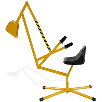 CostwayPelleteuse pour Enfants Jouet Bac à Sable avec Pelle Flexible Siège Rotatif & Dossier Ergonomique Excavatrice Jaune - Publicité CostwayPelleteuse pour Enfants Jouet Bac à Sable avec Pelle Flexible Siège Rotatif & Dossier Ergonomique Excavatrice Jaune - Publicité