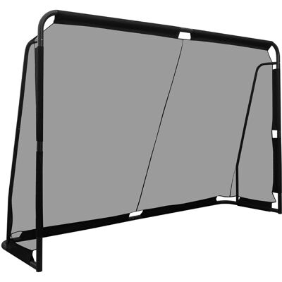 CostwayBut de Football 300x200cm Filet de Football avec Cadre Métallique Filet en PE Résistant à l'Eau 8 Piquets Système de Boutons de Verrouillage - Publicité CostwayBut de Football 300x200cm Filet de Football avec Cadre Métallique Filet en PE Résistant à l'Eau 8 Piquets Système de Boutons de Verrouillage - Publicité