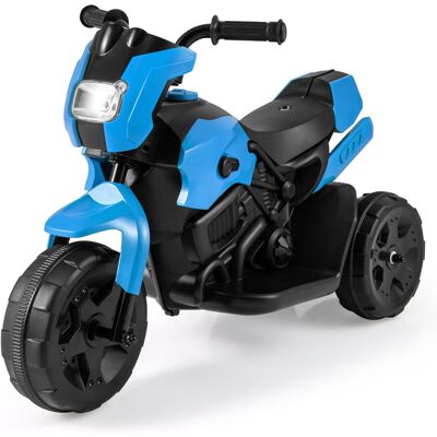 CostwayMoto Électrique 6V pour Enfants Moto à 3 Roues avec Phare LED & Pédales Jouet Électrique à Batterie pour 37-72 Mois Bleu - Publicité CostwayMoto Électrique 6V pour Enfants Moto à 3 Roues avec Phare LED & Pédales Jouet Électrique à Batterie pour 37-72 Mois Bleu - Publicité