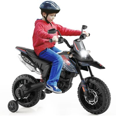 CostwayMoto Électrique pour Enfant 3 à 8 Ans avec Musique et Bleutooth Vitesse 5,5 - 6 km/h Batterie 12V Inclus Charge 30 KG Bleu - Publicité CostwayMoto Électrique pour Enfant 3 à 8 Ans avec Musique et Bleutooth Vitesse 5,5 - 6 km/h Batterie 12V Inclus Charge 30 KG Bleu - Publicité