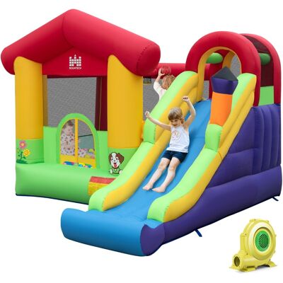 CostwayChâteau Gonflable avec Souffleur 680W Maison de Saut Long Toboggan Panier de Basket 50 Balles Océanique Intérieur Extérieur - Publicité CostwayChâteau Gonflable avec Souffleur 680W Maison de Saut Long Toboggan Panier de Basket 50 Balles Océanique Intérieur Extérieur - Publicité