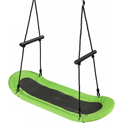 Costway - Oval Swing - Green - 100-160 cm - Outdoor Swing - Publicité Costway - Oval Swing - Green - 100-160 cm - Outdoor Swing - Publicité