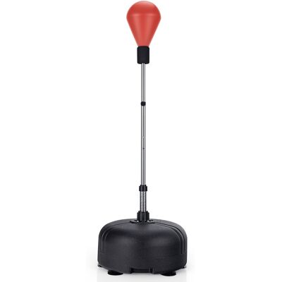 CostwayPunching Ball sur Pied Réglable en Hauteur 140-158 cm avec Gants Base Lesté avec Ventouses pour Enfants Adultes Rouge - Publicité CostwayPunching Ball sur Pied Réglable en Hauteur 140-158 cm avec Gants Base Lesté avec Ventouses pour Enfants Adultes Rouge - Publicité