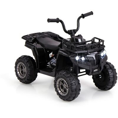 CostwayQuad Électrique pour Enfants ATV 6V avec Démarrage par Bouton Unique Pneus à Bande de Roulement Phares LED Lecteur MP3 pour 2-5 Ans Noir - Publicité CostwayQuad Électrique pour Enfants ATV 6V avec Démarrage par Bouton Unique Pneus à Bande de Roulement Phares LED Lecteur MP3 pour 2-5 Ans Noir - Publicité
