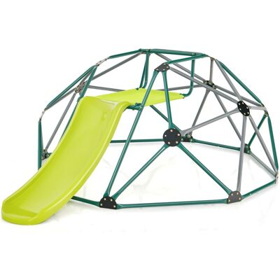 CostwayToboggan avec Dôme d'Escalade pour Enfants 3-10 Ans Cage d'Escalade Charge max 180KG Jeu Extérieure et Intérieure Vert - Publicité CostwayToboggan avec Dôme d'Escalade pour Enfants 3-10 Ans Cage d'Escalade Charge max 180KG Jeu Extérieure et Intérieure Vert - Publicité