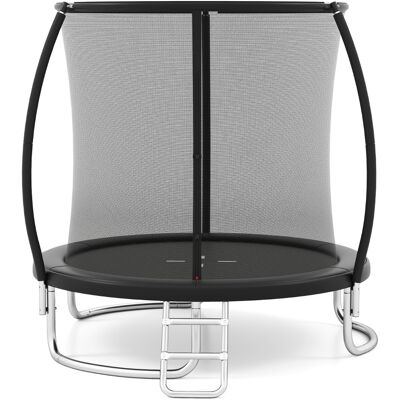 CostwayTrampoline Extérieur 244CM Trampoline Récréatif Robuste avec Filet de Sécurité Échelle et Cadre en Acier Galvanisé Antirouille Noir - Publicité CostwayTrampoline Extérieur 244CM Trampoline Récréatif Robuste avec Filet de Sécurité Échelle et Cadre en Acier Galvanisé Antirouille Noir - Publicité
