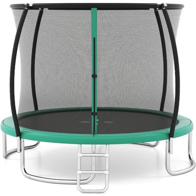 CostwayTrampoline Extérieur 366 CM Trampoline Récréatif Robuste avec Filet de Sécurité Échelle et Cadre en Acier Galvanisé Antirouille Vert - Publicité CostwayTrampoline Extérieur 366 CM Trampoline Récréatif Robuste avec Filet de Sécurité Échelle et Cadre en Acier Galvanisé Antirouille Vert - Publicité