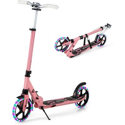 CostwayTrottinette avec 3 Hauteurs Réglables et Frein à Pied pour Adultes Adolescents et Enfants plus de 8 Ans Charge Max 100KG Rose - Publicité CostwayTrottinette avec 3 Hauteurs Réglables et Frein à Pied pour Adultes Adolescents et Enfants plus de 8 Ans Charge Max 100KG Rose - Publicité