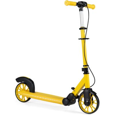 CostwayTrottinette Pliable avec 2 Roues Lumineuses Guidon Réglable sur 3 Hauteurs Frein Arrière Béquille Cadre en Aluminium Léger pour 6 Ans+ Jaune - Publicité CostwayTrottinette Pliable avec 2 Roues Lumineuses Guidon Réglable sur 3 Hauteurs Frein Arrière Béquille Cadre en Aluminium Léger pour 6 Ans+ Jaune - Publicité