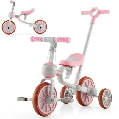 Costway Modèle - Tricycle enfant 4-en-1 avec siège réglable - Publicité Costway Modèle - Tricycle enfant 4-en-1 avec siège réglable - Publicité