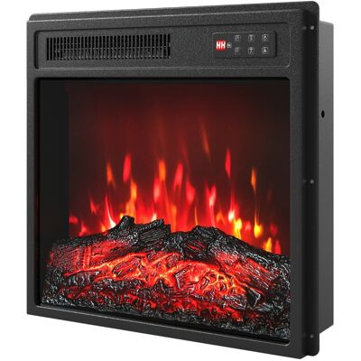Costway18" Cheminée Électrique Chauffage de Cheminée 750W/1500W avec Télécommande 7 Couleurs de Flammes Réalistes 5 Niveaux de Luminosité Réglables - Publicité Costway18" Cheminée Électrique Chauffage de Cheminée 750W/1500W avec Télécommande 7 Couleurs de Flammes Réalistes 5 Niveaux de Luminosité Réglables - Publicité