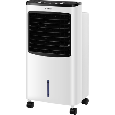 CostwayRefroidisseur d'Air 75W Mobile 4 en 1 avec Télécommande Minuterie 7,5H Réservoir d eau 8L 38x28,5x74cm Noir + Blanc - Publicité CostwayRefroidisseur d'Air 75W Mobile 4 en 1 avec Télécommande Minuterie 7,5H Réservoir d eau 8L 38x28,5x74cm Noir + Blanc - Publicité