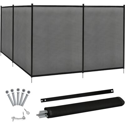 CostwayBarrière de Protection pour Piscine Barriere en Maille en Aluminium acier Inoxydable Textilène 90x125cm (L x H) Noir - Publicité CostwayBarrière de Protection pour Piscine Barriere en Maille en Aluminium acier Inoxydable Textilène 90x125cm (L x H) Noir - Publicité