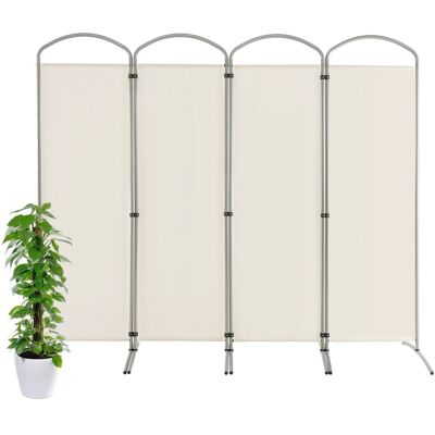 CostwayParavent de Confidentialité Pliant à 4 Panneaux Séparateur de Pièce de 188 Cm de Haut Séparateur d'Écran en Tissu Autoportant Blanc - Publicité CostwayParavent de Confidentialité Pliant à 4 Panneaux Séparateur de Pièce de 188 Cm de Haut Séparateur d'Écran en Tissu Autoportant Blanc - Publicité