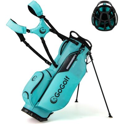 CostwaySac de Golf Léger avec 8 Compartiments Supérieurs et 5 Poches Zippées Bandoulière Réglable Housse de Pluie et Porte-parapluie Bleu - Publicité CostwaySac de Golf Léger avec 8 Compartiments Supérieurs et 5 Poches Zippées Bandoulière Réglable Housse de Pluie et Porte-parapluie Bleu - Publicité