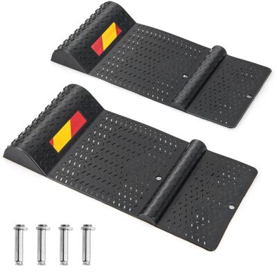 CostwayLot de 2 Tapis de Stationnement Antidérapant pour Garage Aide au Stationnement Guide des Pneus pour La Plupart des Véhicules Noir - Publicité CostwayLot de 2 Tapis de Stationnement Antidérapant pour Garage Aide au Stationnement Guide des Pneus pour La Plupart des Véhicules Noir - Publicité