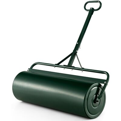 CostwayRouleau à Gazon de Jardin en Métal avec Poignée de Préhension Détachable Rouleau de Pelouse Rempli d'Eau/Sable 113L- Ø 40 CM Vert - Publicité CostwayRouleau à Gazon de Jardin en Métal avec Poignée de Préhension Détachable Rouleau de Pelouse Rempli d'Eau/Sable 113L- Ø 40 CM Vert - Publicité