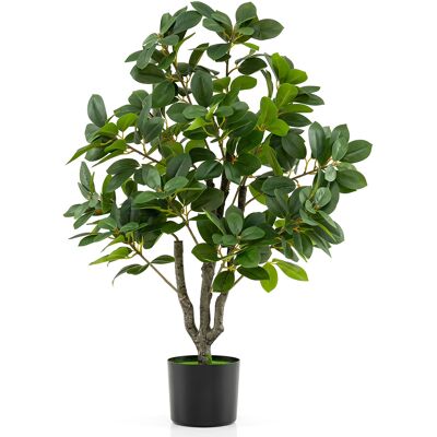 CostwayPlante Artificielle Interieur 80cm Fausse Plante Verte à 14 Branches avec Pot en Ciment Rempli et Faux Gazon Arbre Décoratif Artificiel - Publicité CostwayPlante Artificielle Interieur 80cm Fausse Plante Verte à 14 Branches avec Pot en Ciment Rempli et Faux Gazon Arbre Décoratif Artificiel - Publicité