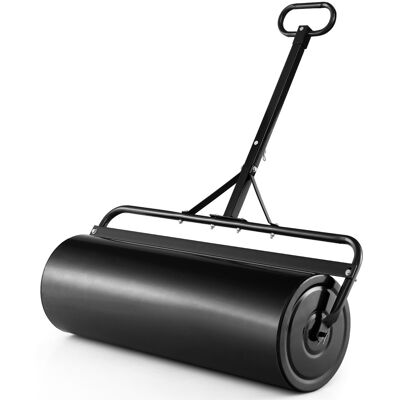 CostwayRouleau à Gazon de Jardin en Métal avec Poignée de Préhension Détachable Rouleau de Pelouse Rempli d'Eau/Sable 113L- Ø 40 CM Noir - Publicité CostwayRouleau à Gazon de Jardin en Métal avec Poignée de Préhension Détachable Rouleau de Pelouse Rempli d'Eau/Sable 113L- Ø 40 CM Noir - Publicité
