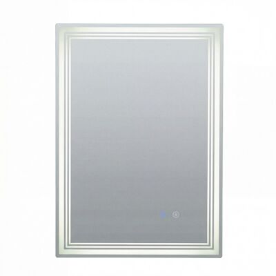 CostwayMiroir de Salle de Bain LED 70 x 50 CM Miroir Mural avec Anti-buée Mémoire 3 Couleurs de Lumière Gradation Progressive Contrôle Tactile - Publicité CostwayMiroir de Salle de Bain LED 70 x 50 CM Miroir Mural avec Anti-buée Mémoire 3 Couleurs de Lumière Gradation Progressive Contrôle Tactile - Publicité