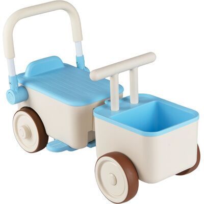 Costway3 en 1 Porteur Enfant Chariot de Marche avec Coffre de Rangement Pédale Cordon Poignée Pliable Trotteur avec Roues pour 3-6 Ans Bleu - Publicité Costway3 en 1 Porteur Enfant Chariot de Marche avec Coffre de Rangement Pédale Cordon Poignée Pliable Trotteur avec Roues pour 3-6 Ans Bleu - Publicité