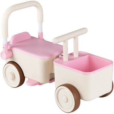 Costway3 en 1 Porteur Enfant Chariot de Marche avec Coffre de Rangement Pédale Cordon Poignée Pliable Trotteur avec Roues pour 3-6 Ans Rose - Publicité Costway3 en 1 Porteur Enfant Chariot de Marche avec Coffre de Rangement Pédale Cordon Poignée Pliable Trotteur avec Roues pour 3-6 Ans Rose - Publicité