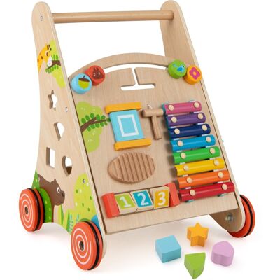 Costway Trotteur en Bois pour Bébé - Naturel - Publicité Costway Trotteur en Bois pour Bébé - Naturel - Publicité