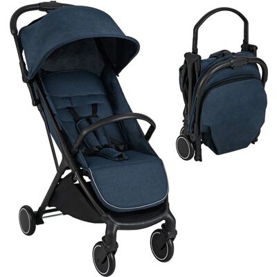 CostwayPoussette Canne Ultra Compacte avec Structure en Aluminium Harnais à 5 Points Convient aux Enfants 0-36 mois Bleu - Publicité CostwayPoussette Canne Ultra Compacte avec Structure en Aluminium Harnais à 5 Points Convient aux Enfants 0-36 mois Bleu - Publicité