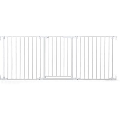 CostwayBarrière de Sécurité 3 Panneaux à 270° Barrière pour Enfant 74,5-198 cm avec Double Verrouillage Ouverture Bidirectionnel Pliable Blanc - Publicité CostwayBarrière de Sécurité 3 Panneaux à 270° Barrière pour Enfant 74,5-198 cm avec Double Verrouillage Ouverture Bidirectionnel Pliable Blanc - Publicité