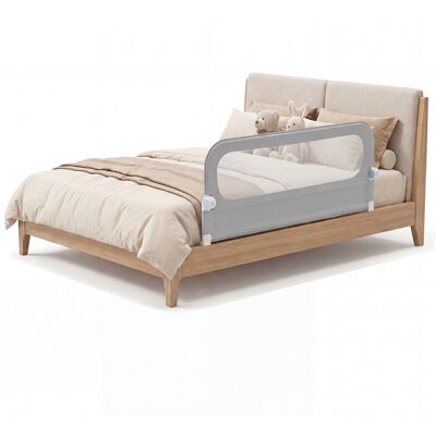 CostwayBarrière de Lit Pliable pour Bébé Barrière de Lit Ajustable de 120 CM avec Housse Amovible en Tissu Oxford & Base en U Robuste Gris - Publicité CostwayBarrière de Lit Pliable pour Bébé Barrière de Lit Ajustable de 120 CM avec Housse Amovible en Tissu Oxford & Base en U Robuste Gris - Publicité