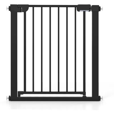 CostwayBarrière de Sécurité pour Escaliers Bébé Barrière à Pression avec Fermeture Automatique Fonctionnement à Une Main Sans Percer Noir - Publicité CostwayBarrière de Sécurité pour Escaliers Bébé Barrière à Pression avec Fermeture Automatique Fonctionnement à Une Main Sans Percer Noir - Publicité