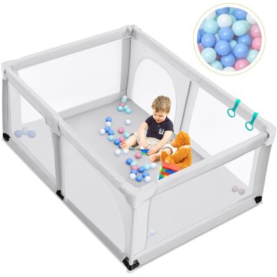 COSTWAY Parc pour Bébé avec Balles - Portable, Sûr pour Enfants - Intérieur/Extérieur - Publicité COSTWAY Parc pour Bébé avec Balles - Portable, Sûr pour Enfants - Intérieur/Extérieur - Publicité